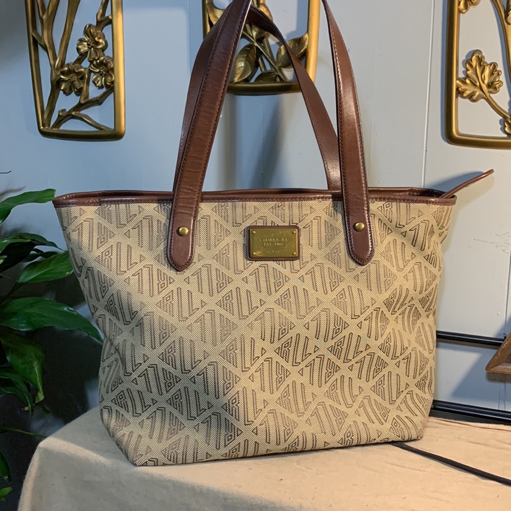 SOLD SOLD SOLD Ralph Lauren Lauren RL Logo Tote EUC